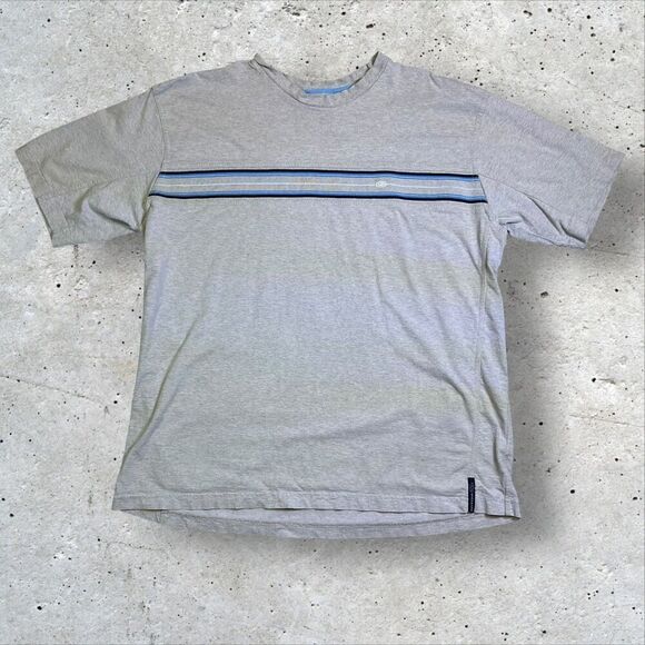 y2k Gotcha Surf Short Sleeve T-Shirt Size XL Grey Blue Short Sleeve Crewneck - Picture 1 of 6